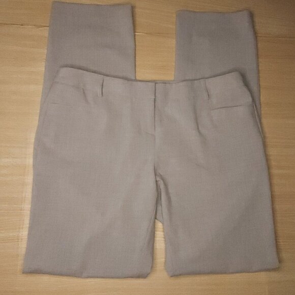 Amanda + Chelsea Grey Straight Leg Career Pants 8 - Picture 1 of 7
